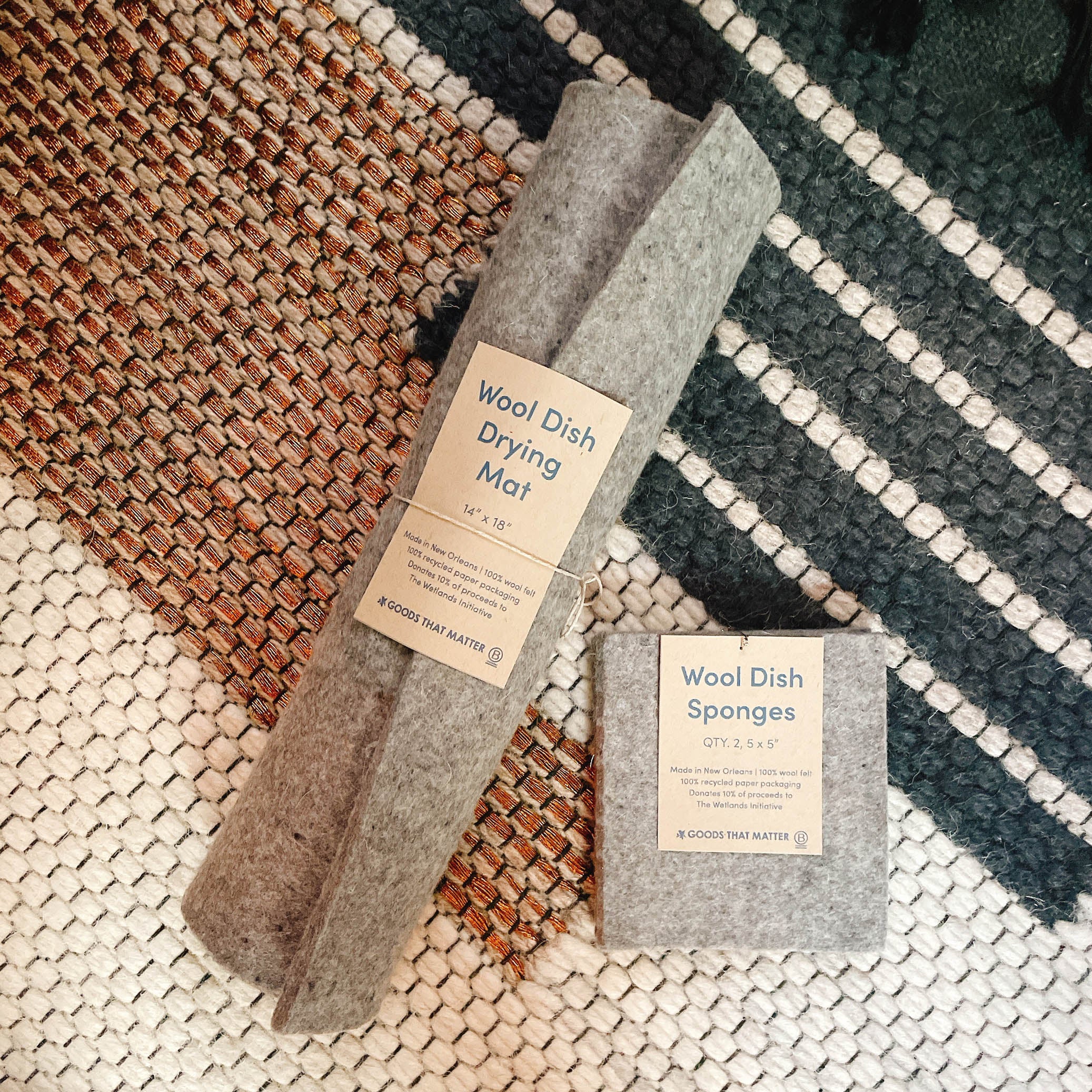Knitted Wool Dish Mat – Fair + Simple