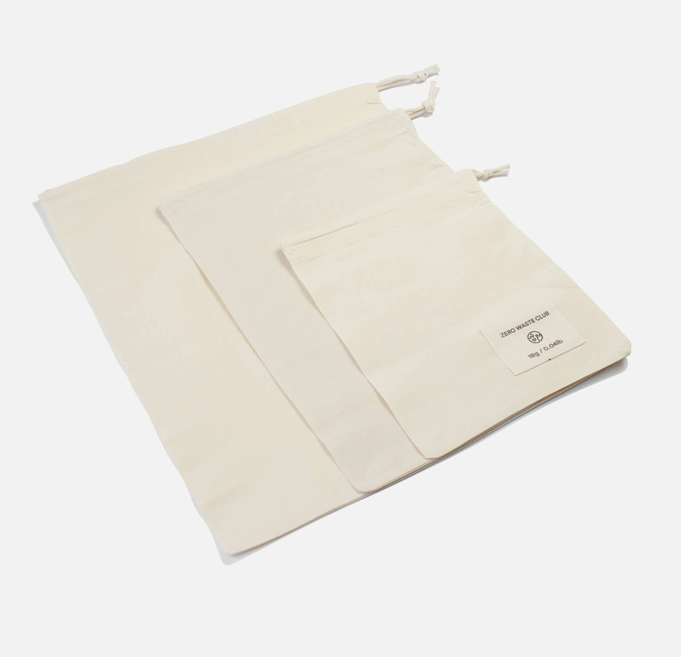 Organic Cotton Produce Bags | 2 Pack